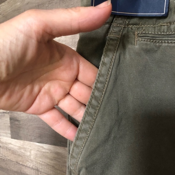 Polo Ralph Lauren New Army Green Flat Front Chino Shorts Size 38 - Picture 4 of 12